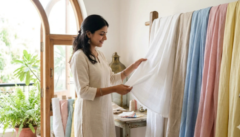 Choosing cotton kurta fabric for breathable summer outfits